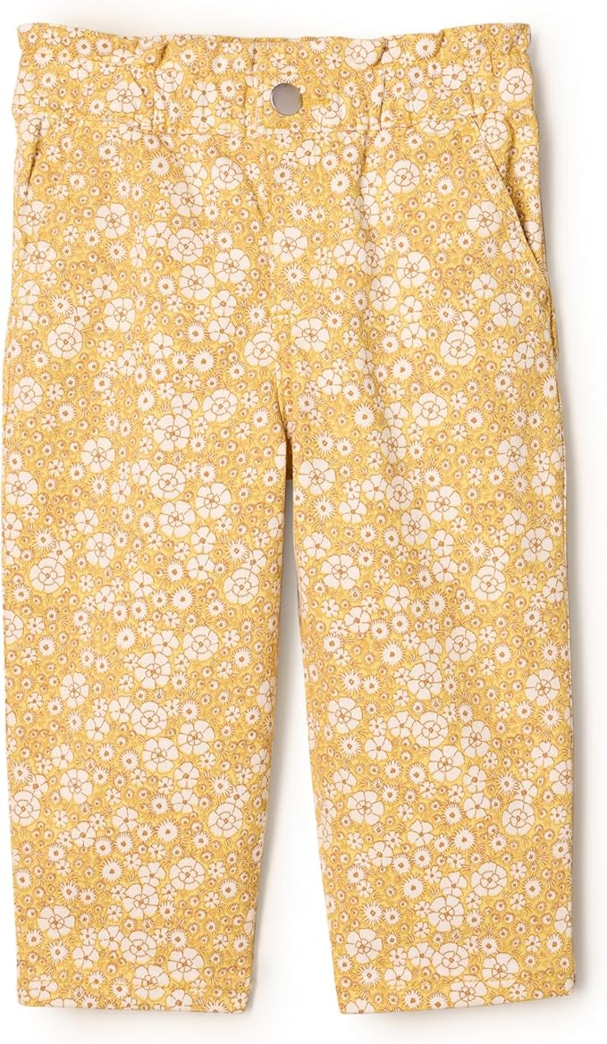 Amazon Essentials x Sofia Grainge Toddlers and Baby Girls' Straight Leg Jean with Ruffle | Amazon (US)