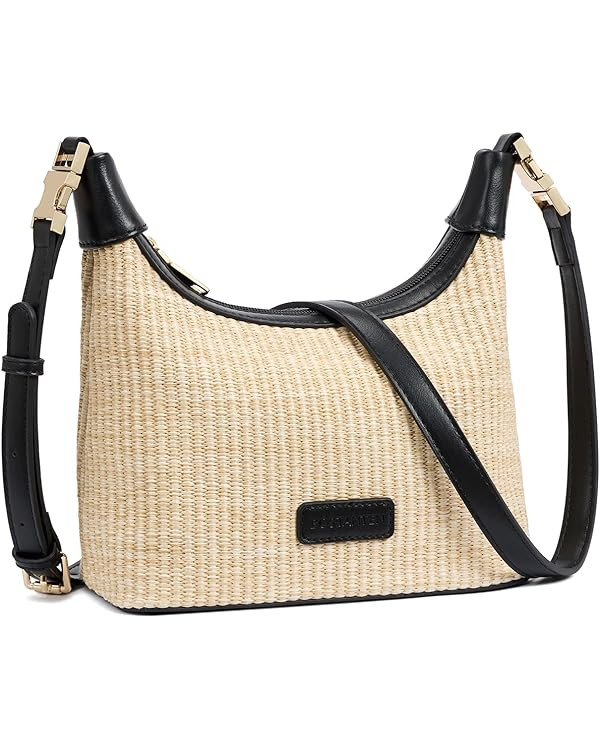 BOSTANTEN Straw Crossbody Bags for Women Raffia Clutch Shoulder Purse Handbags for Beach, Vacatio... | Amazon (US)