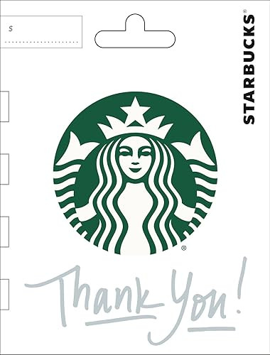 Starbucks Thank You Gift Card $25 | Amazon (US)