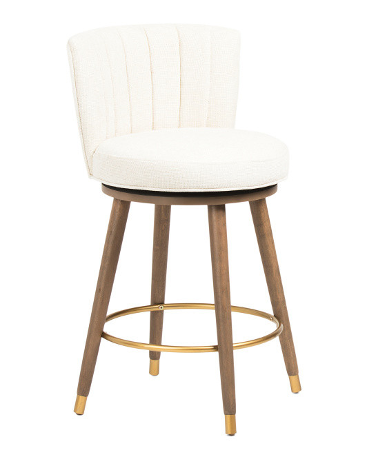 36in Tori Swivel Counter Stool | TJ Maxx