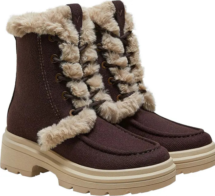 Faux Fur Water-Repellent Lightweight Warm Boots | Nordstrom