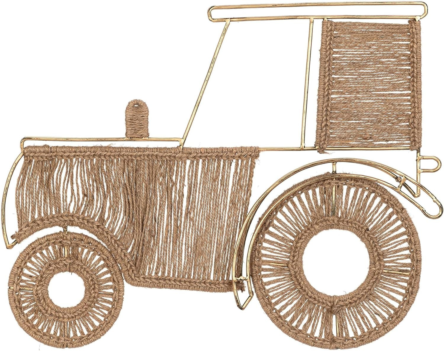 Crane Baby Charlie Farmhouse Tractor Jute Wall Decor, Western Nursery Decor for Boys, 24" x 19", Farm Nursery Art, Rustic Tractor Room Art, Handcrafted Natural Fiber Wall Hanging, Farm Baby Room | Amazon (US)