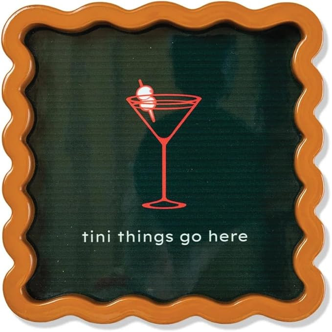 Furbish Tini Things Lacquer Tray - Decorative Vanity Tray for Dresser, Nightstand & Entryway Tabl... | Amazon (US)