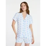 Joyspun Women’s Dreamy Soft Collection Bridal Knit Top and Shorts Pajama Set, 2-Piece, Sizes XS... | Walmart (US)
