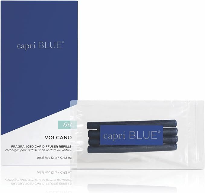 Capri Blue Fragranced Car Diffuser Refills - Volcano Car Freshener Refills - Car Scent Diffuser R... | Amazon (US)