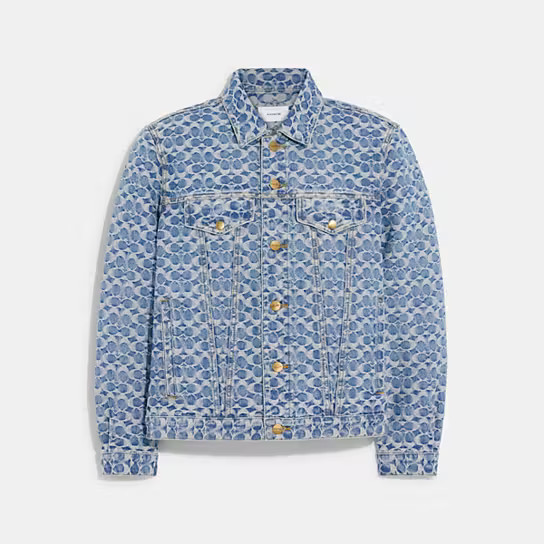 All Over Signature Denim Jacket | Coach (US)