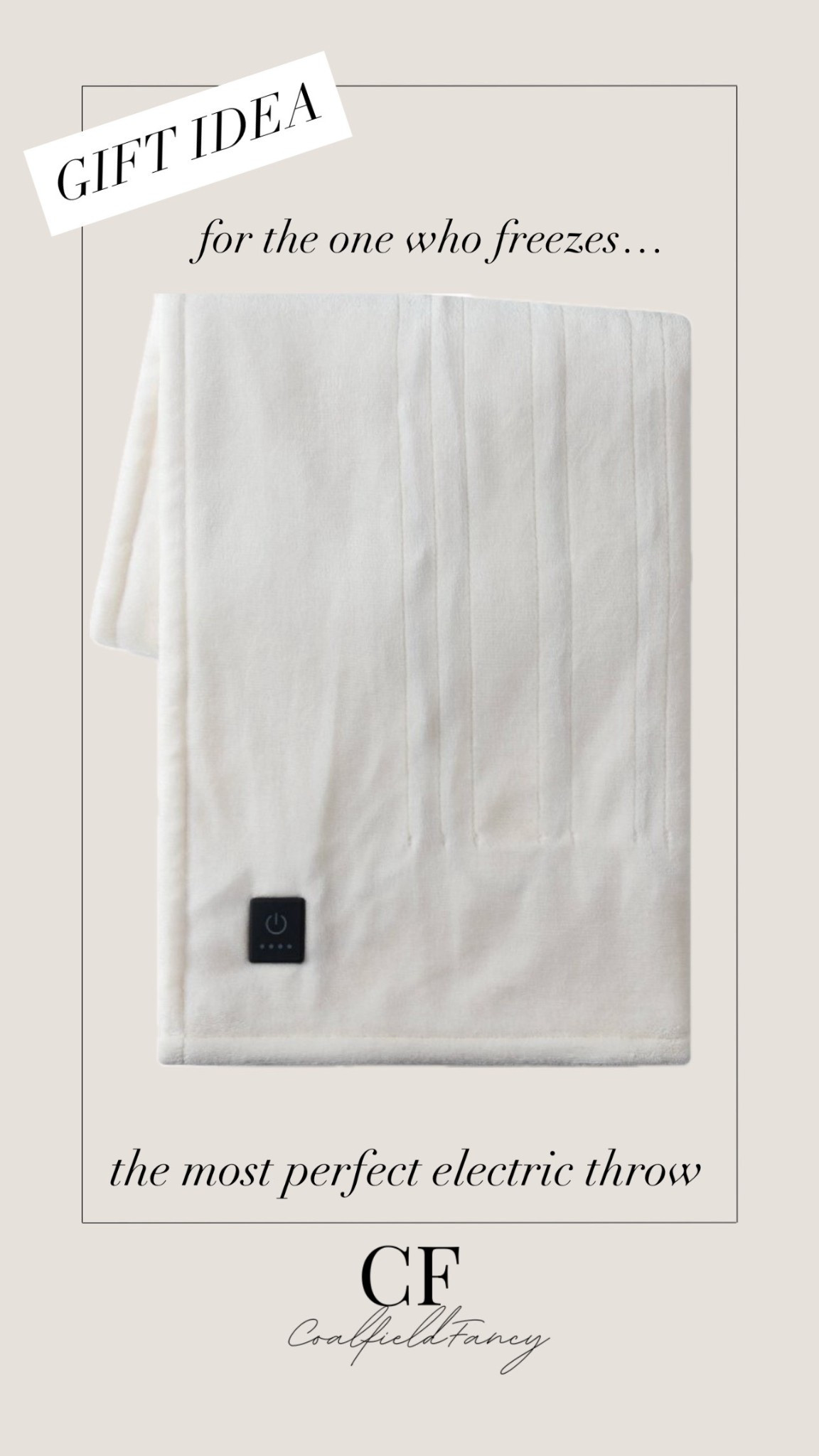 Heated electric throw 50x60 & so chic in ivory. I just got this & Im obsessed! 


#LTKHome #LTKFindsUnder50