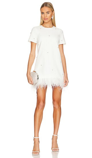 Jeweled Marullo Dress in White | Revolve Clothing (Global)