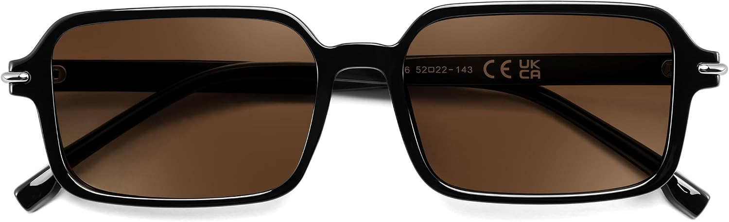 FEISEDY Trendy Rectangle Sunglasses for Womens Mens, Fashion Chic Sunnies | Amazon (US)