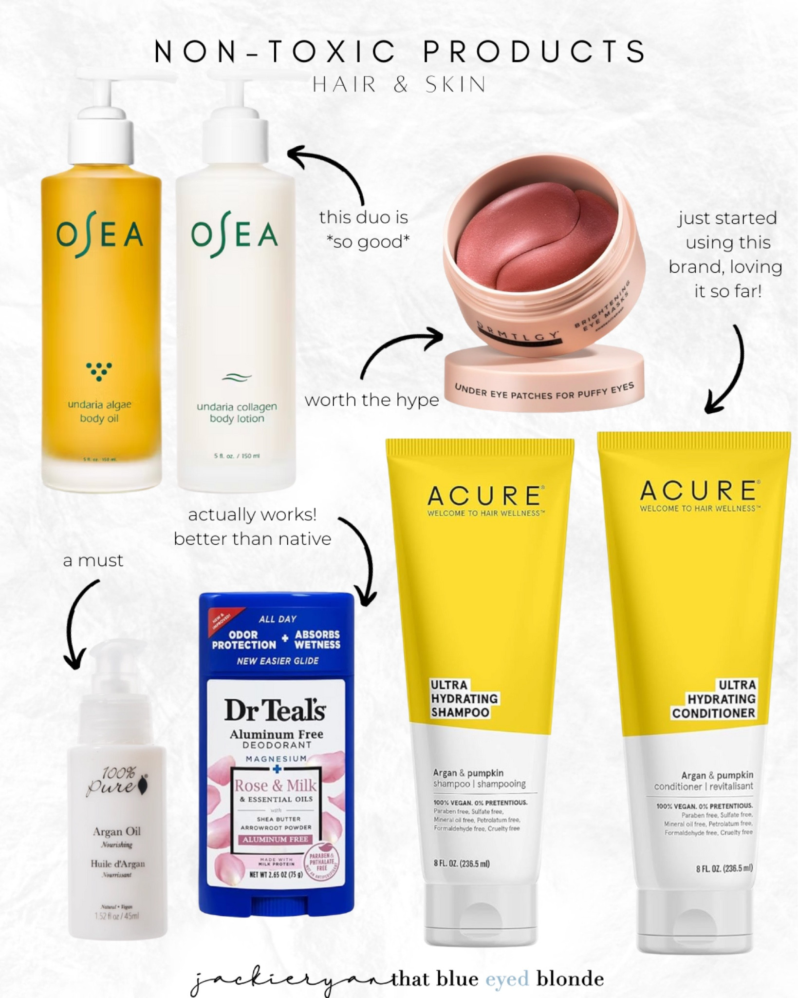 Cannot recommend these products enough! ESPECIALLY the argan oil!







#NonToxic #NonToxicBeauty Non Toxic Beauty, Non Toxic, #Healthy #Skincare #NonToxicSkincare non toxic skincare, skincare, healthy, natural, Vegan, #Natural #aluminumfree #greenproducts #holistichealth #giftguide #giftideas #thatgirl #aesthetic 

#LTKGiftGuide #LTKHoliday #LTKbeauty