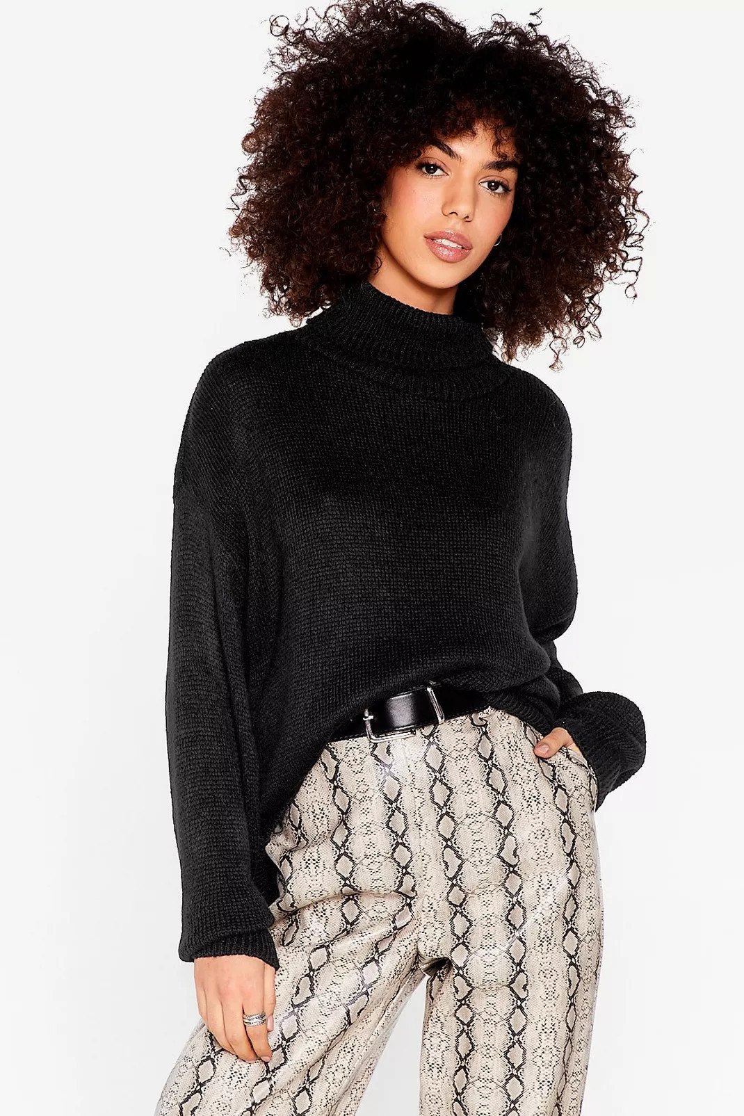 Show 'Em How Knits Done Turtleneck Jumper | Nasty Gal UK (+IE)