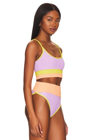 BEACH RIOT Eva Top in Sundazed Colorblock from Revolve.com | Revolve Clothing (Global)