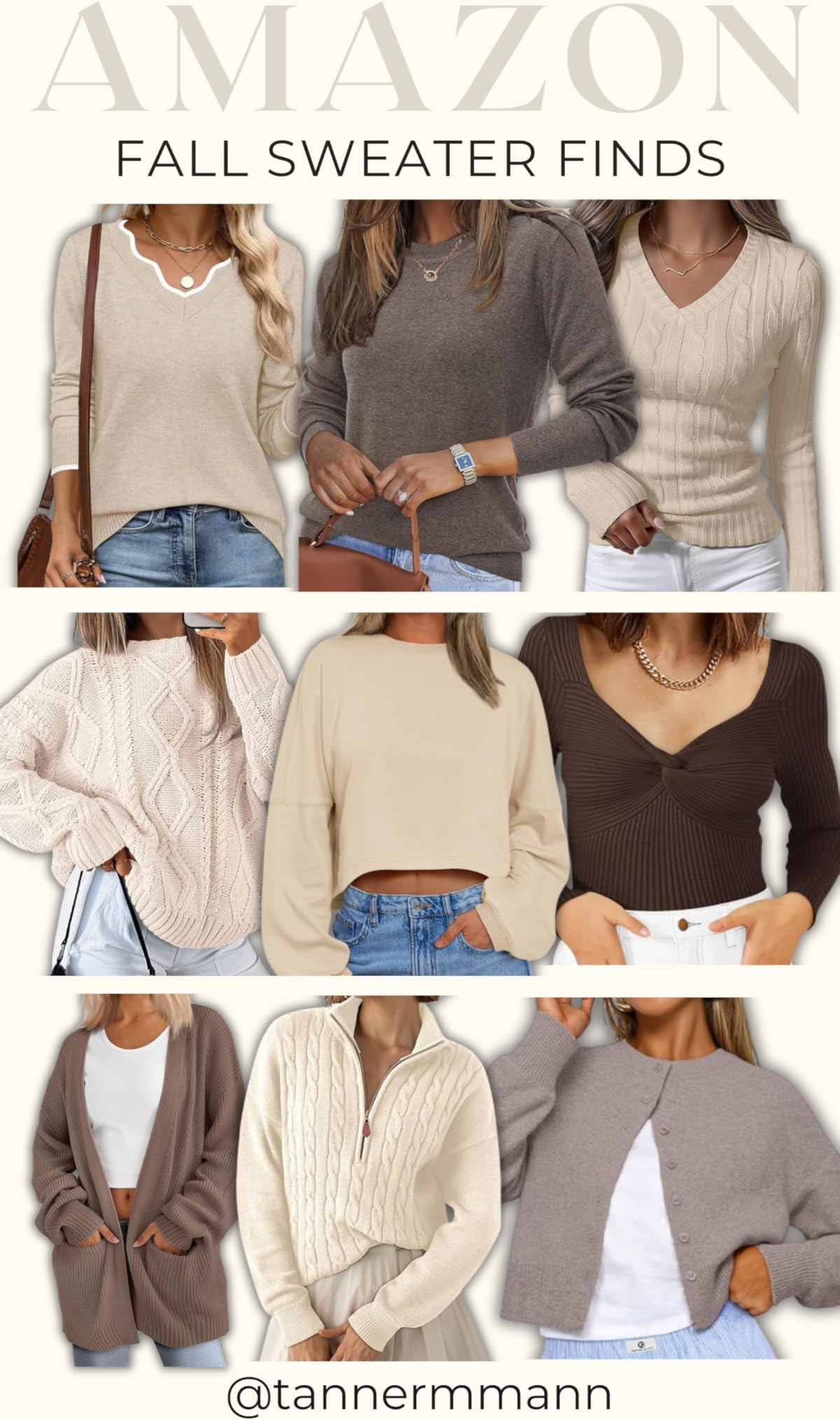 OFEEFAN Womens V Neck Sweaters Pullover Cozy Lightweight Sweaters Long Sleeve Tops Fall Outfits 2025 | Amazon (US)
