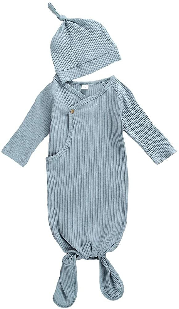 Newborn Infant Baby Girl Boy Gowns Sleeping Bag Pajamas Coming Home Outfits Swaddle Blanket Cotton N | Amazon (US)