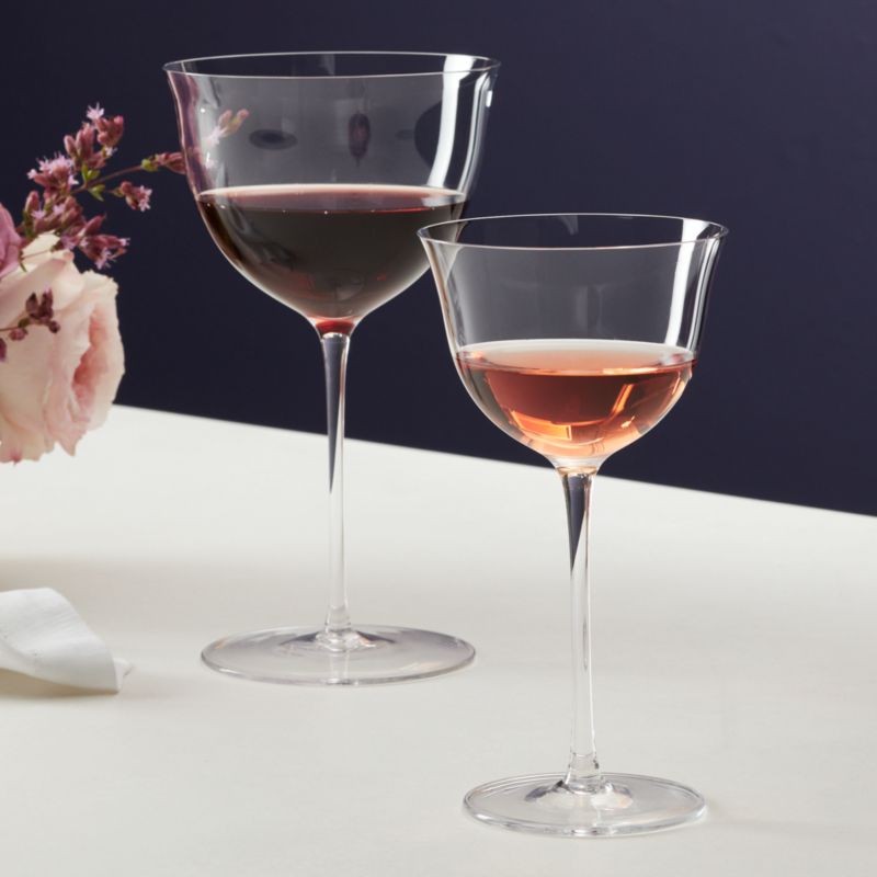 Blanco and Tinto Wine Glasses | CB2 | CB2