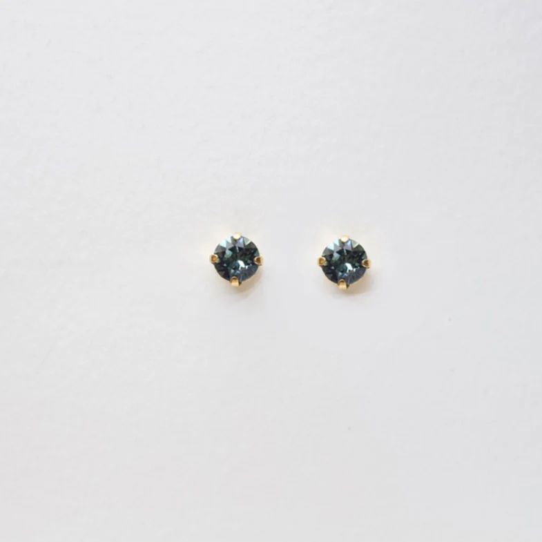 Magie Earrings in Denim Crystal | TrendingAbove