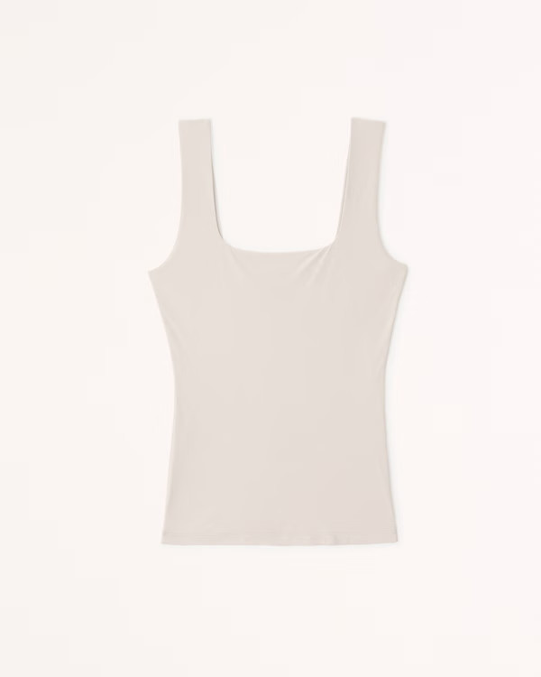 Women's Soft Matte Seamless Squareneck Top | Women's Tops | Abercrombie.com | Abercrombie & Fitch (US)