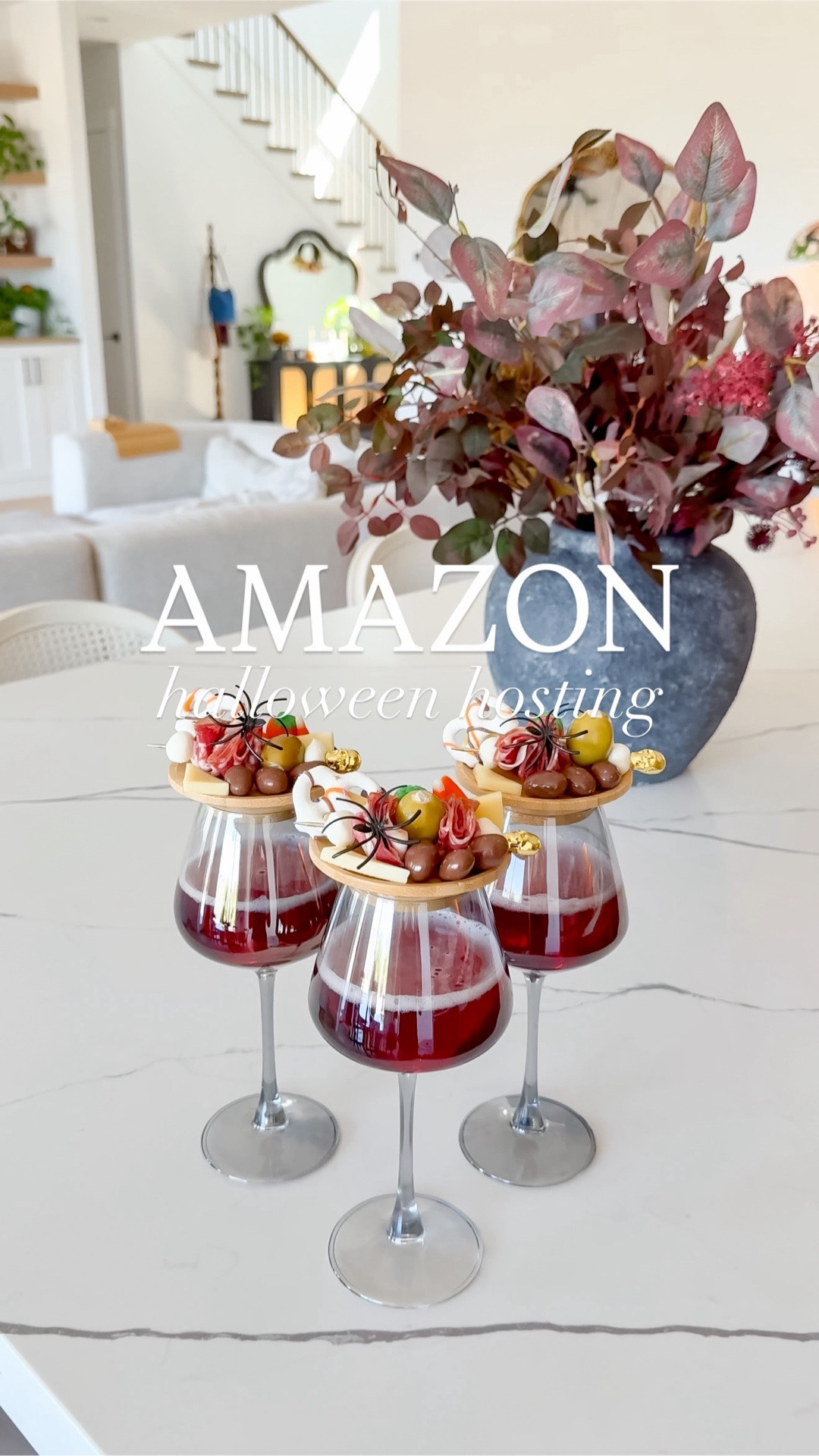 One of our favorite hosting pieces! These wine glass toppers serve as mini charcuterie boards and are so fun to dress up for holidays! 🧀🍷💀


#thesistershoppers #halloweenhosting #amazonhalloween #amazonhome #amazoninfluencerprogram @amazon

#LTKfoodie #LTKHome