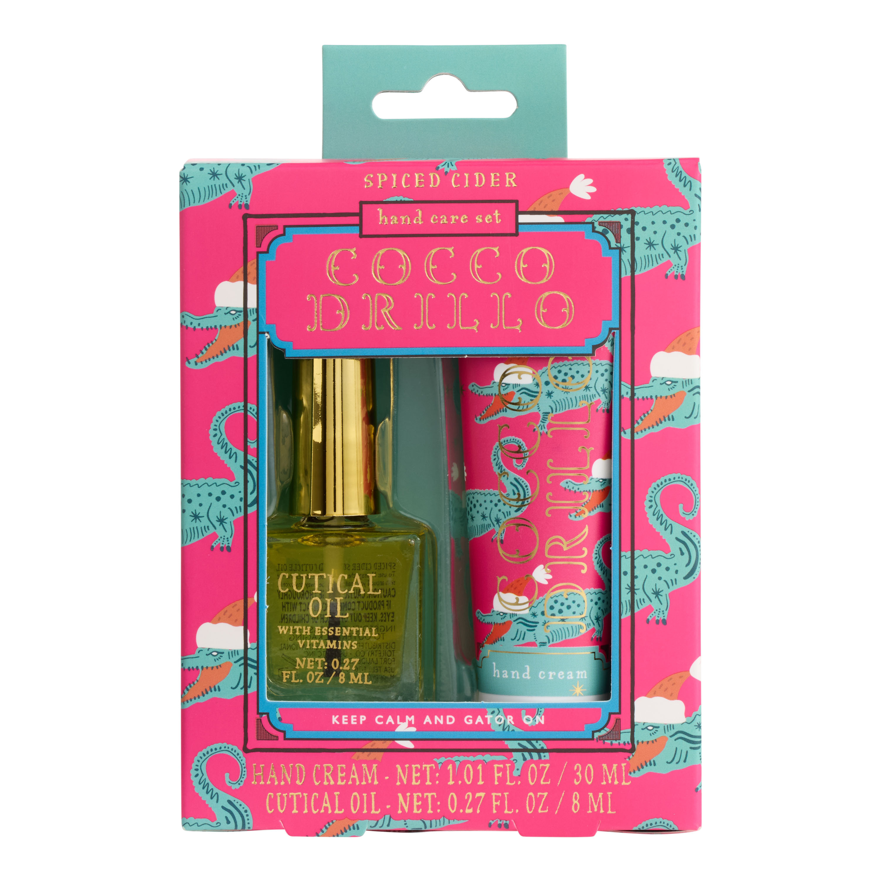 A&G Circus Croc Nail Oil & Hand Cream Set 2 Piece | World Market