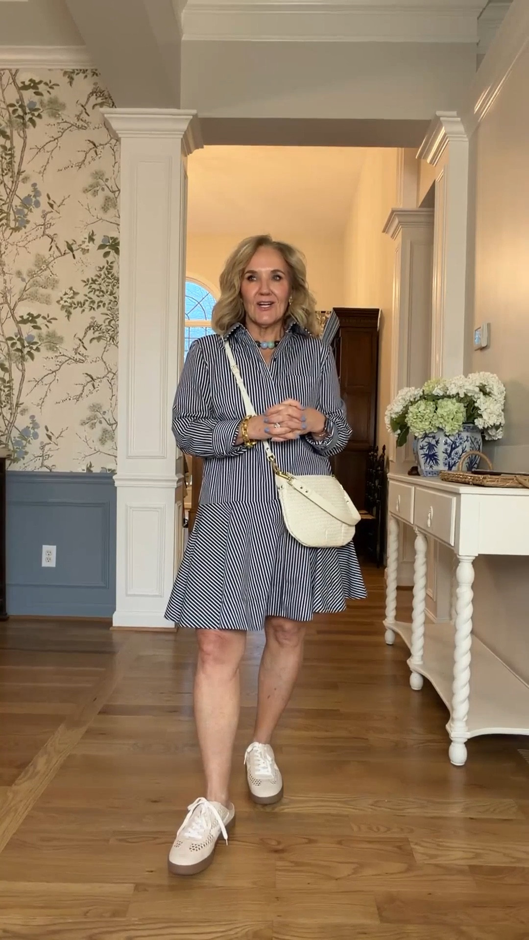  Dresses from Belk! Such variety! 
Polka dot size 10
Pale blue wearing a medium def siz up if inbetween though 
Neutral floral size medium 
Fabulous neutral stripe size medium/8
Navy white stripe flounce dress size medium great quality by English factory 
Navy top size medium 
Joggers size medium petite 
And I’ve linked more below!! 
Spring dresses, Easter dresses, graduation dress

#LTKSeasonal #LTKSaleAlert #LTKOver40

 