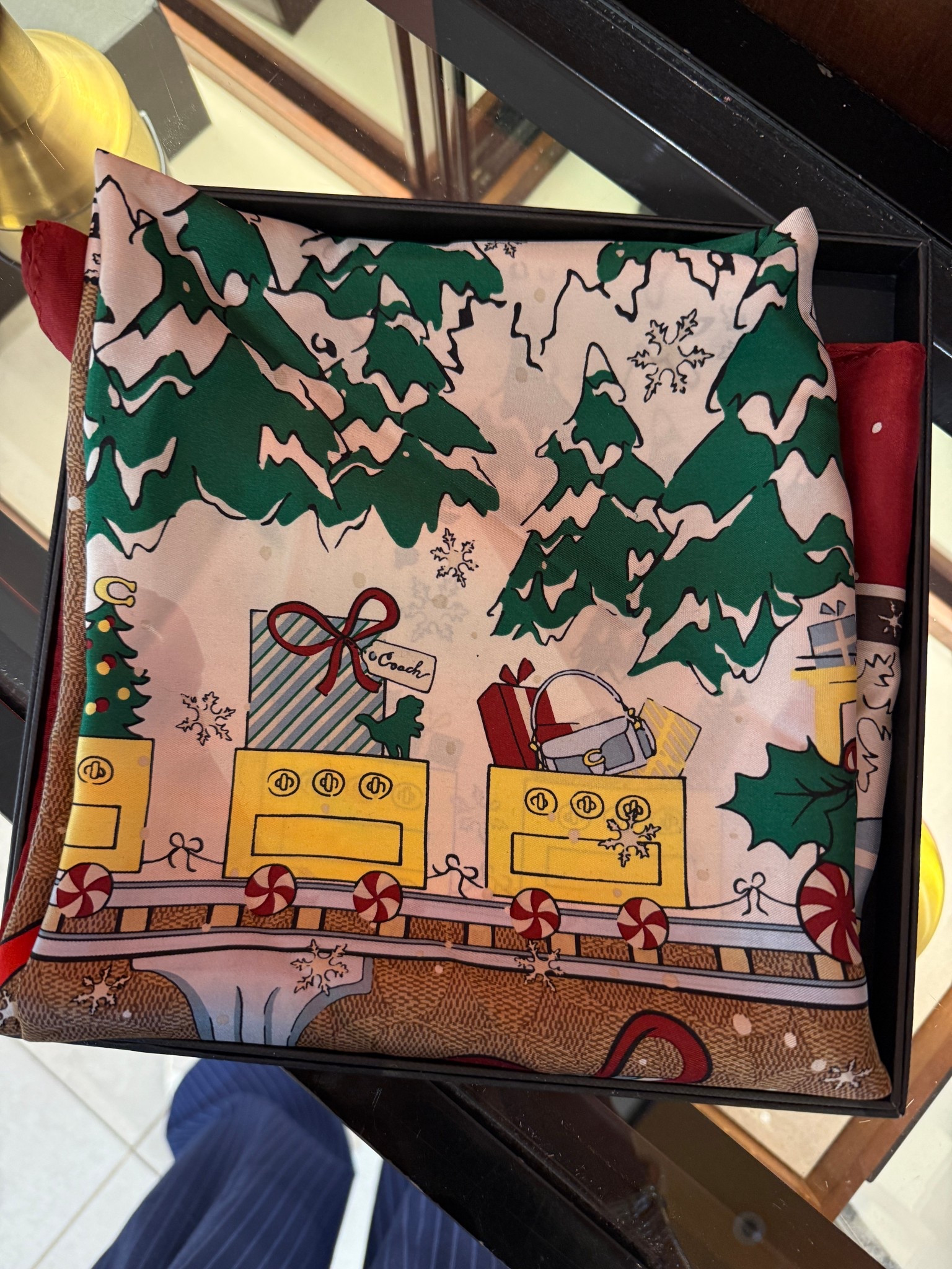 This gorgeous Coach scarf would make the perfect last minute holiday gift.

#LTKFindsUnder100 #LTKGiftGuide #LTKHoliday