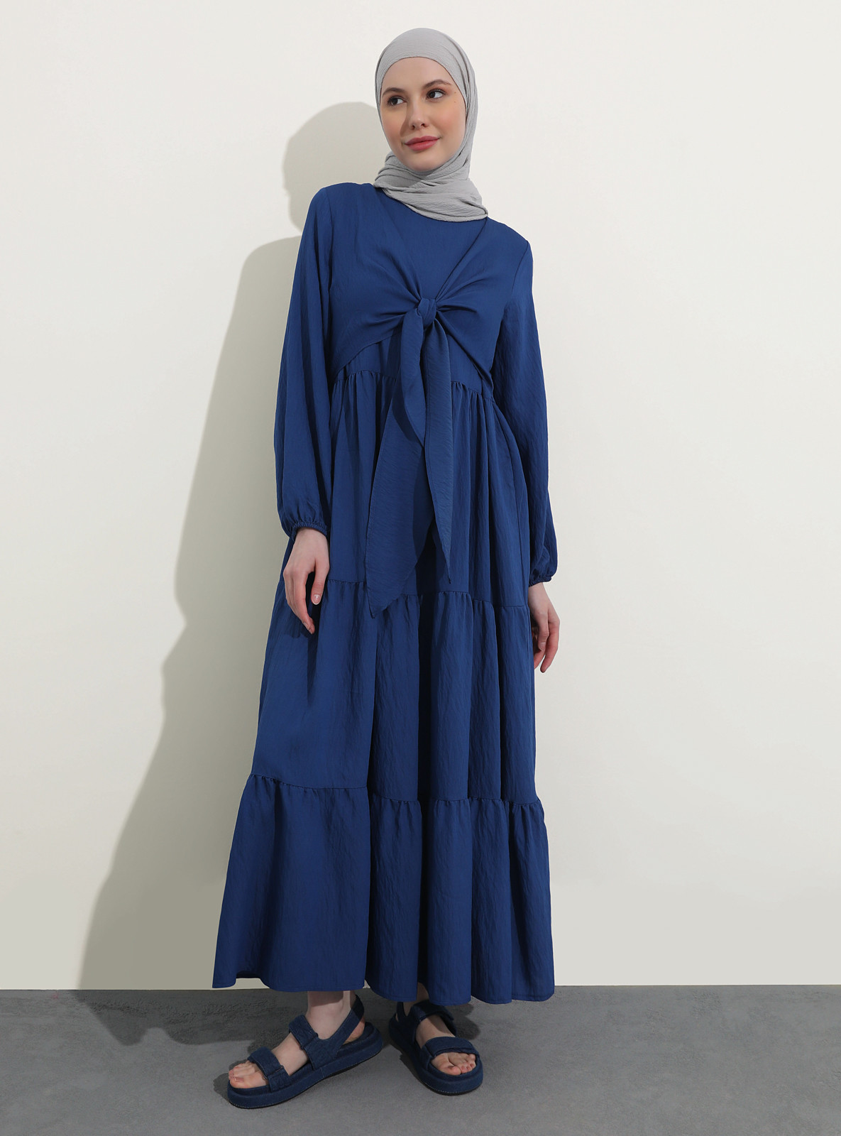 Crew neck - Unlined - Modest Dress | Modanisa (US)