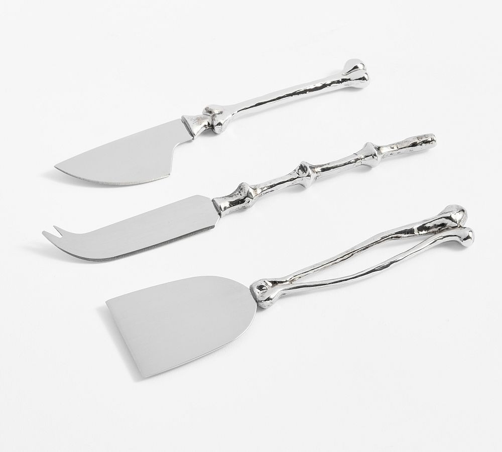 Skeleton Cheese Knives - Set of 3 | Pottery Barn (US)