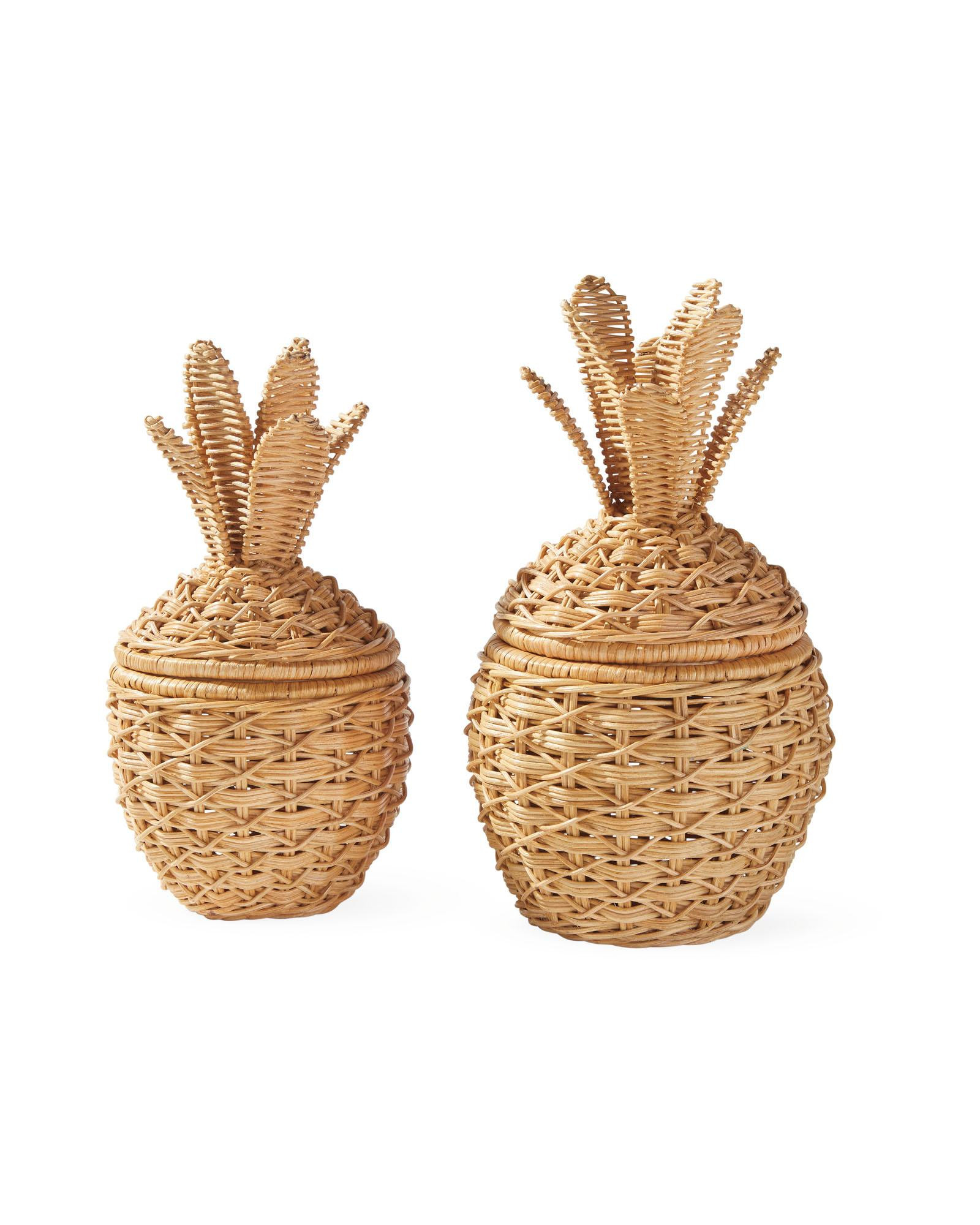 Wicker Pineapple | Serena and Lily