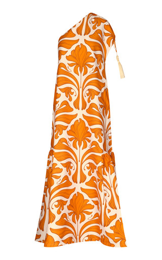 Prodigiosa Asymmetric Cotton Poplin Maxi Dress | Moda Operandi (Global)