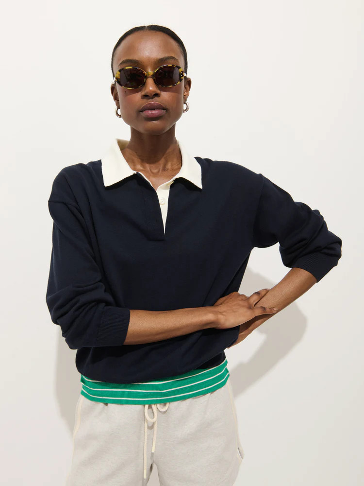 Bond St Polo In Cotton Cashmere | Alex Mill