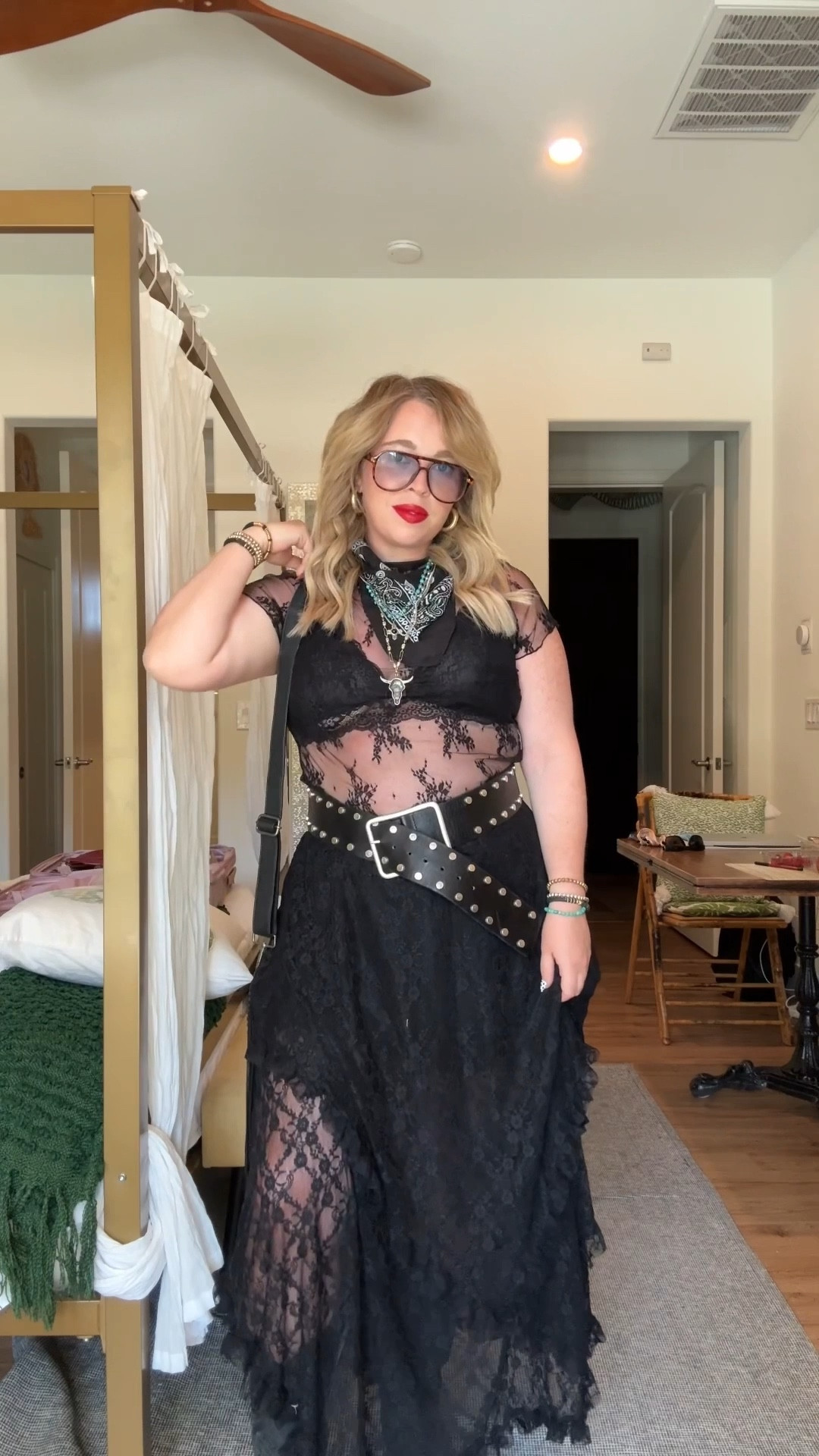 Midsize stagecoach, festival, country concert outfit. Skirt & sheer top from Amazon 🖤

#LTKFestival #LTKFindsUnder50 #LTKMidsize