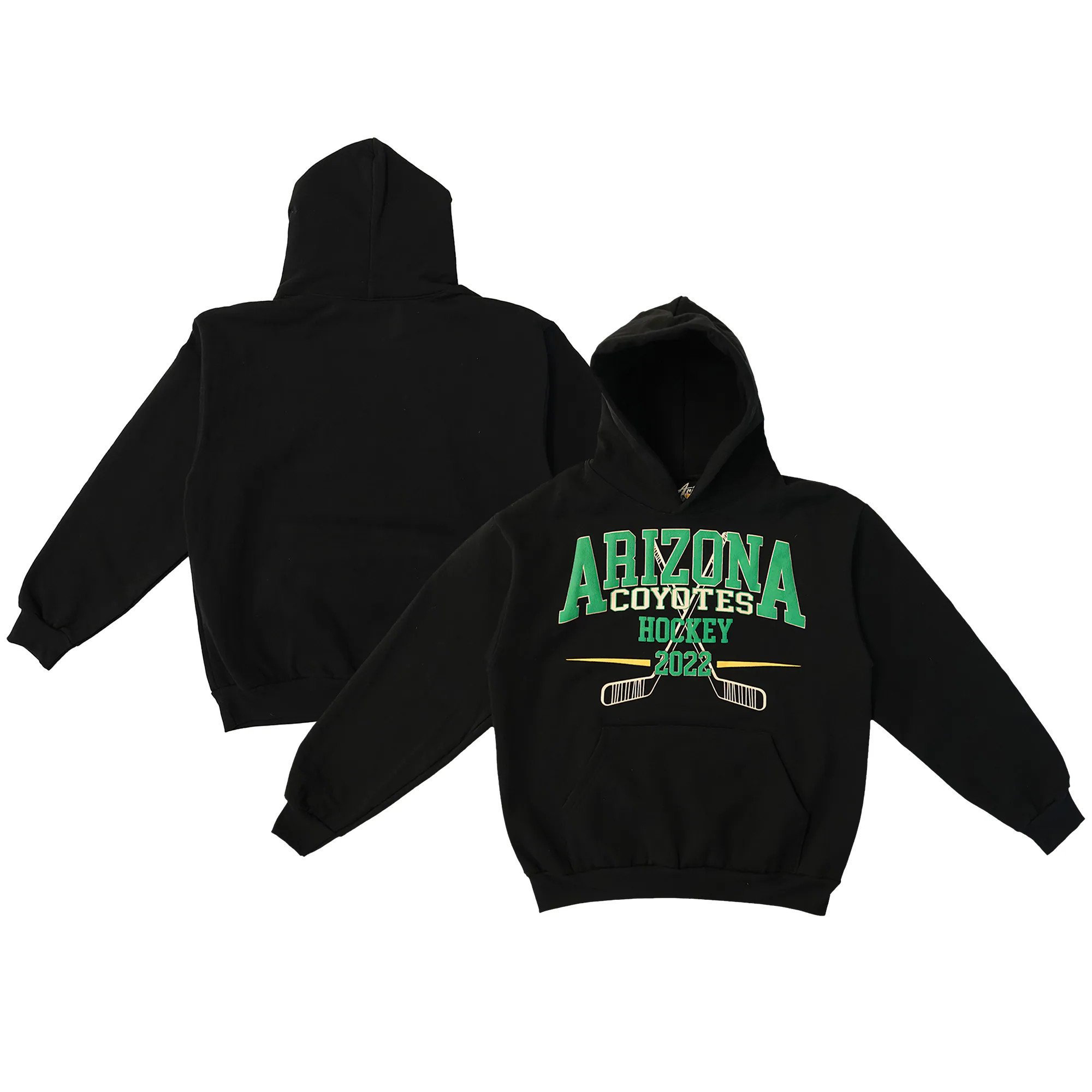 Men's Arizona Coyotes  Black Sticks Pullover Hoodie | NHL Shop
