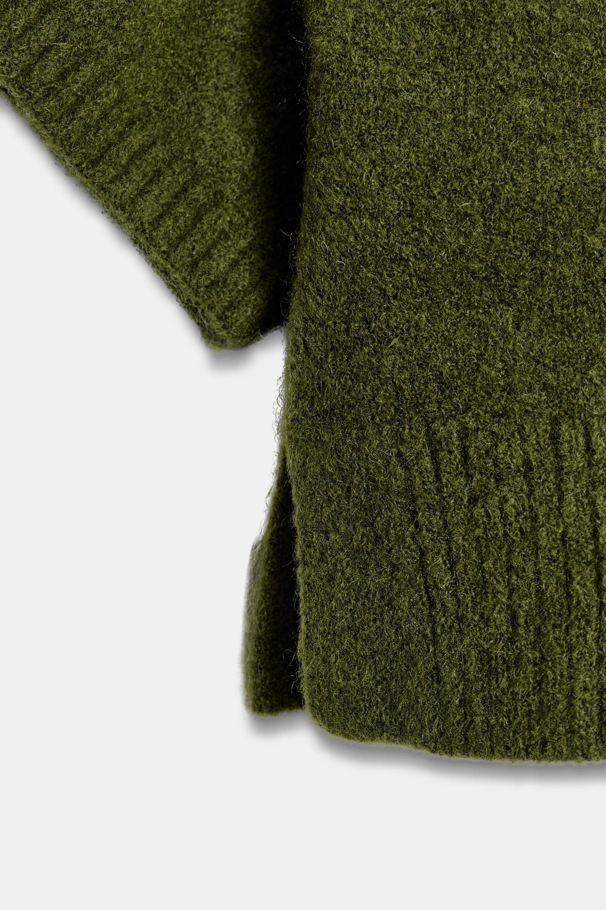 SHORT SLEEVE KNIT SWEATER | Zara US