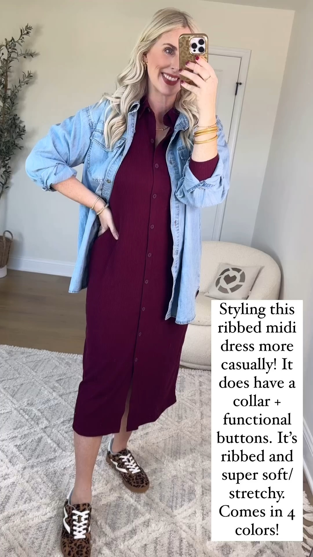 Walmart try on, time and tru, midi dress, Walmart dress, teacher dress, denim shirt 

Medium 

#LTKVideo #LTKStyleTip #LTKFindsUnder50