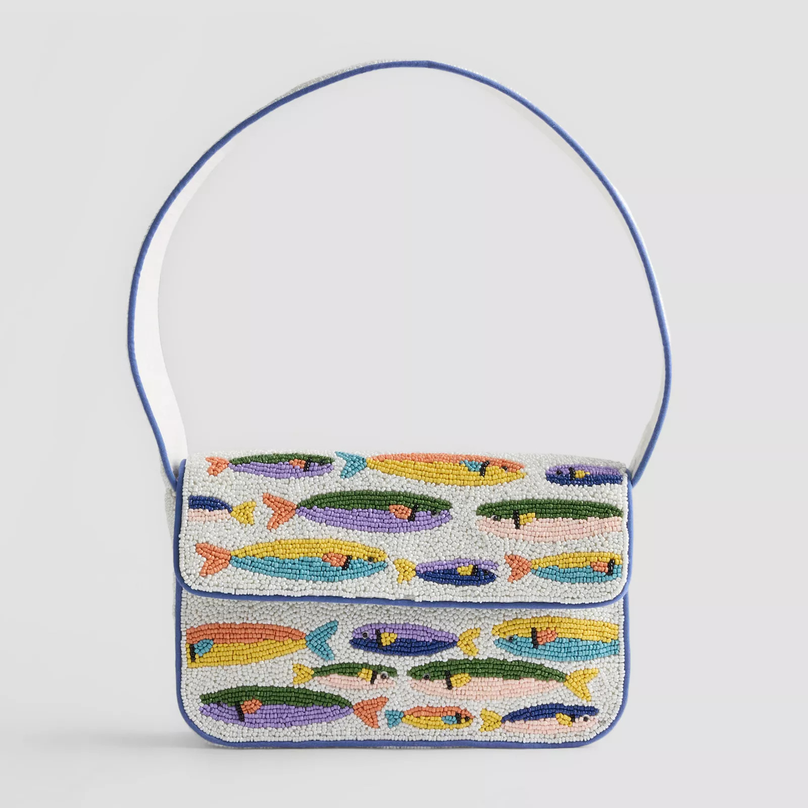 SOL and MER Beaded Baguette Shoulder Bag, Sardine | Kohl's