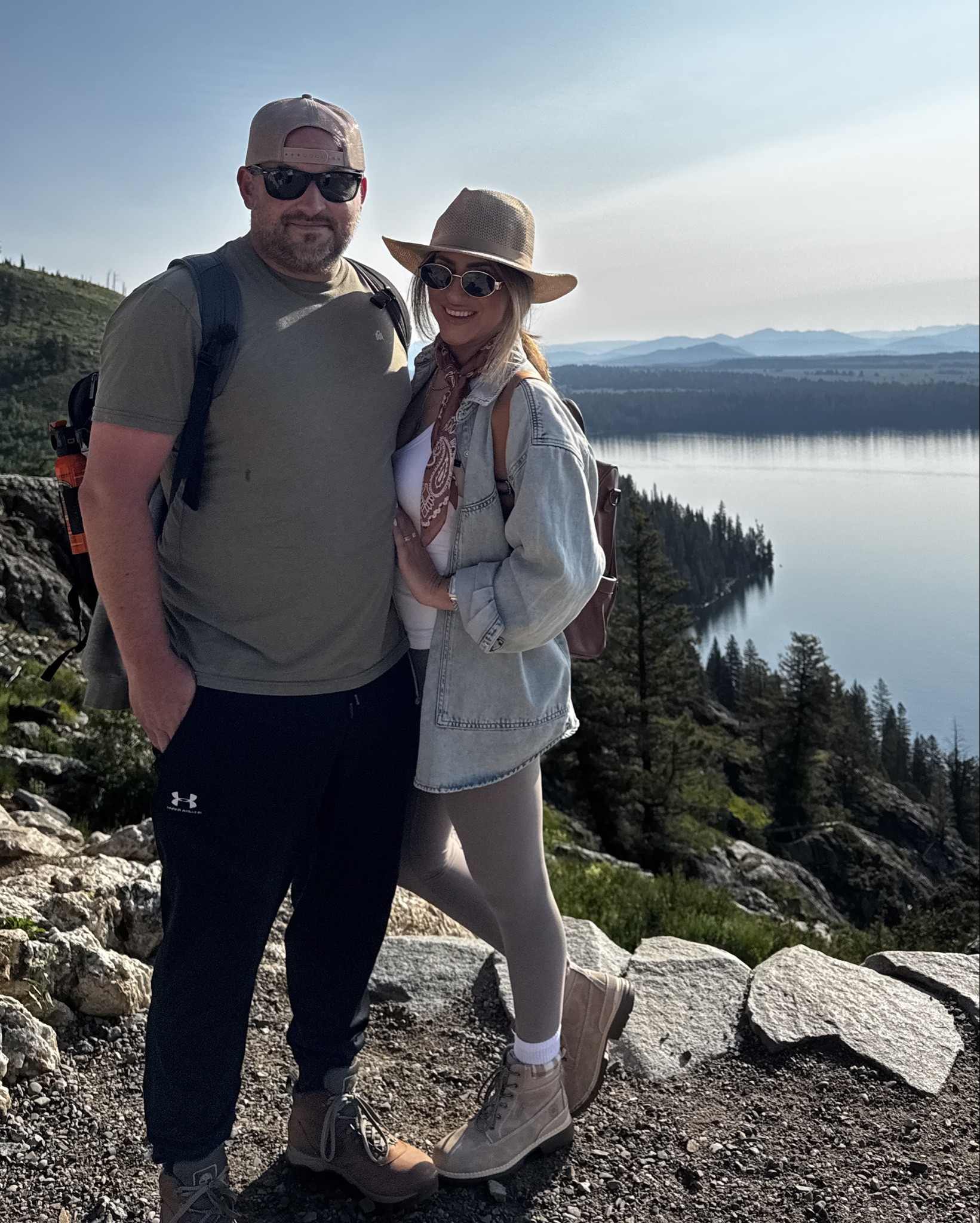 What I wore in Jackson hole + hiking day/night 1. Mostly small tops and med bottoms! Tts boots. 

#LTKActive #LTKSeasonal #LTKStyleTip