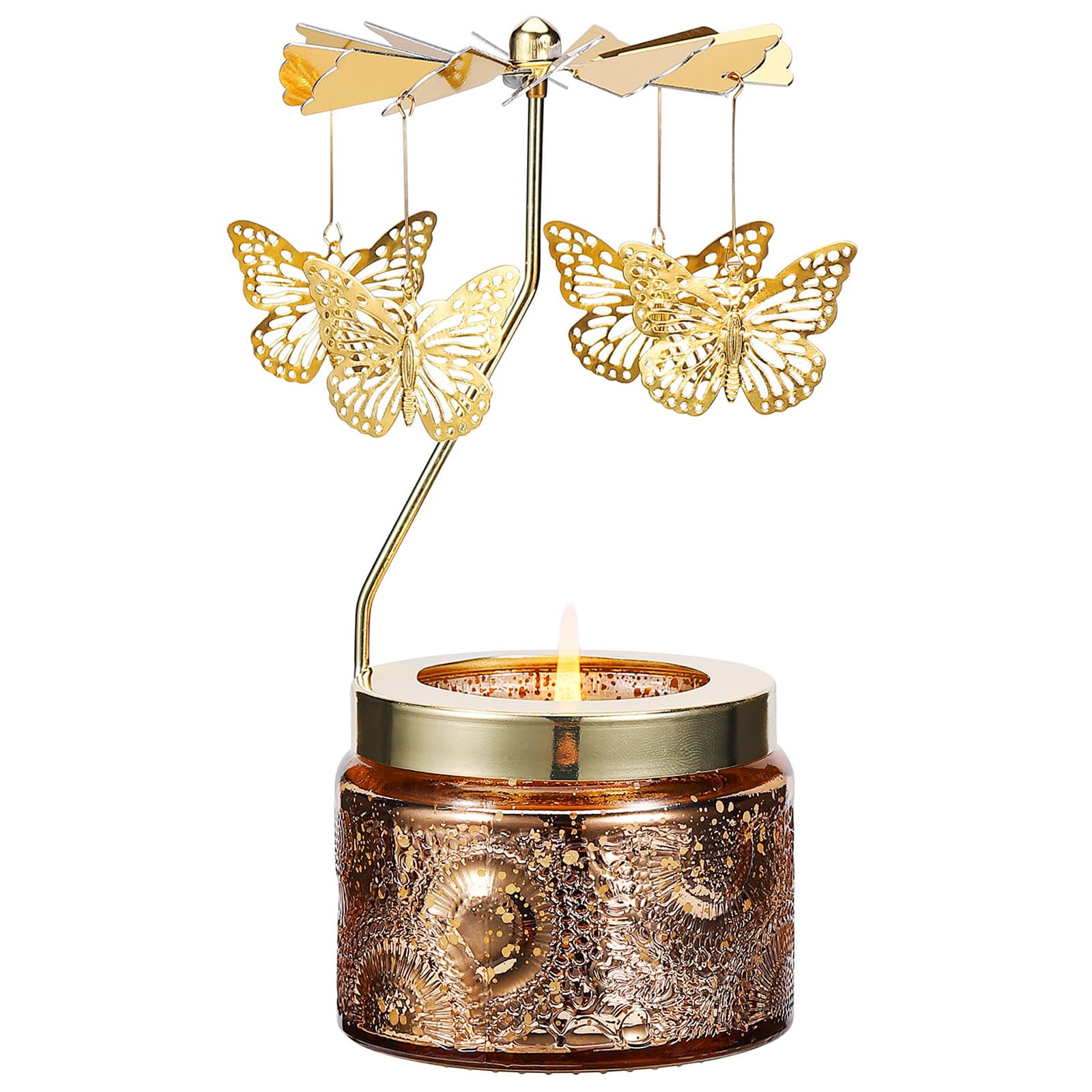 Mothers Day Gifts for Mom Wife Daughter Sister, Birthday Gifts for Women, Unique Butterfly Gift for Friends Women, Rotatable Scented Candles Gift for Mothers Day Anniversary Christmas (Butterfly) | Amazon (US)