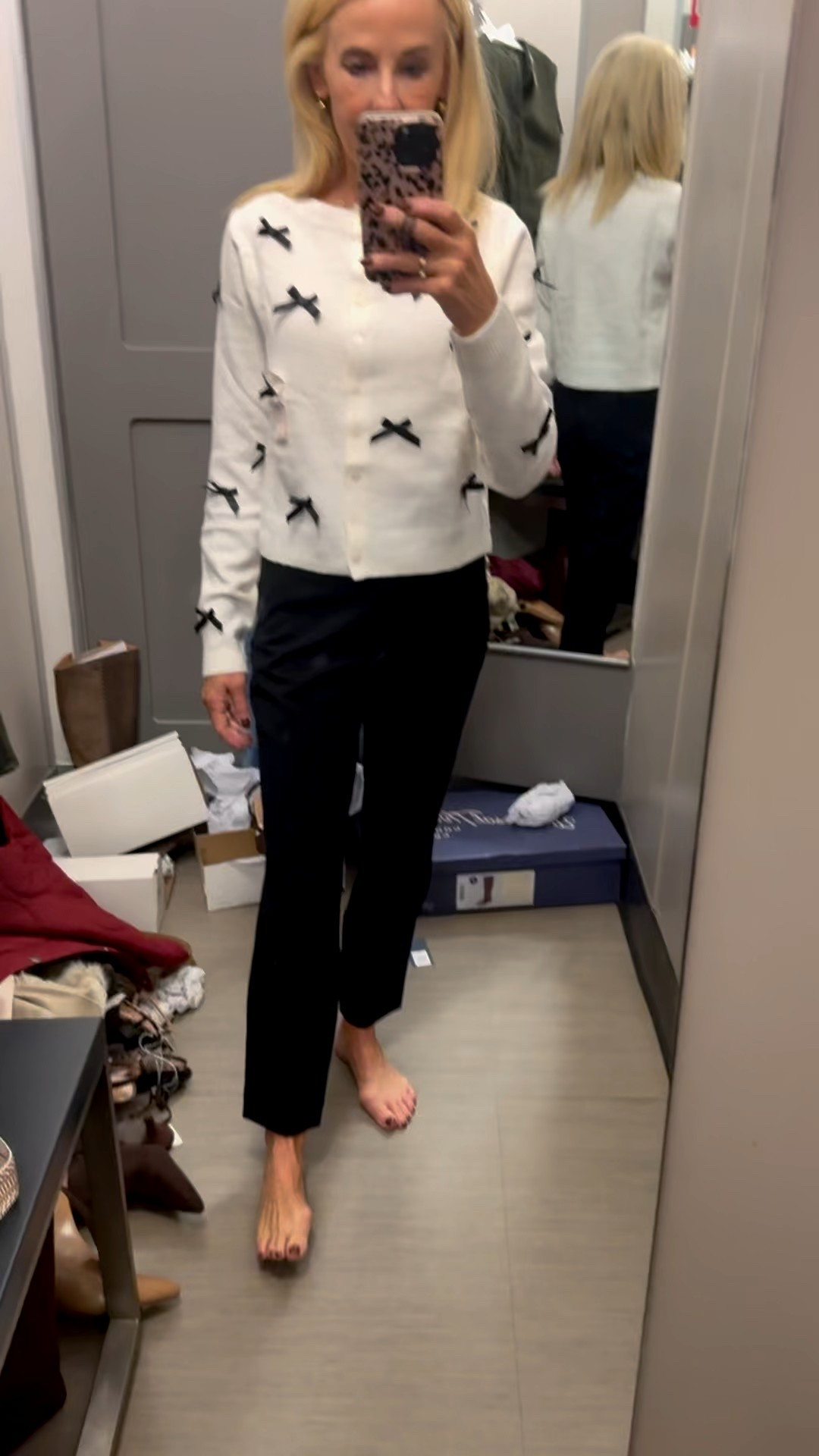 Christmas sweater outfit-#target This is on sale right now! #bowsweater 

#LTKHoliday #LTKSaleAlert #LTKFindsUnder50