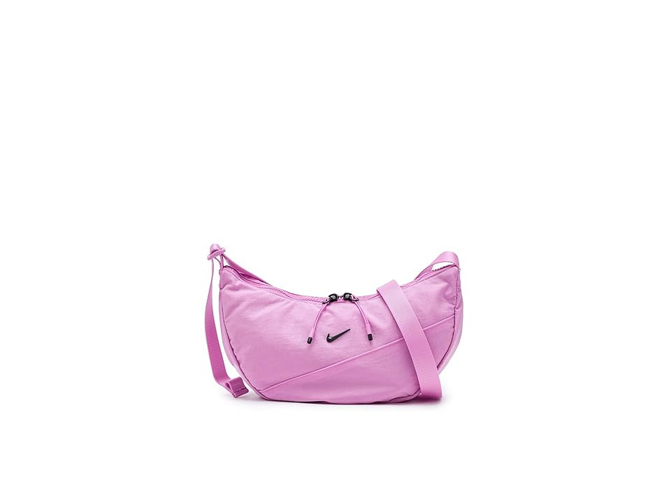 Nike Aura Crescent Crossbody Bag (4L) Cross Body Handbags Light Magenta/Light Magenta/Smoke Black Electric Deep: One Size | Zappos.com