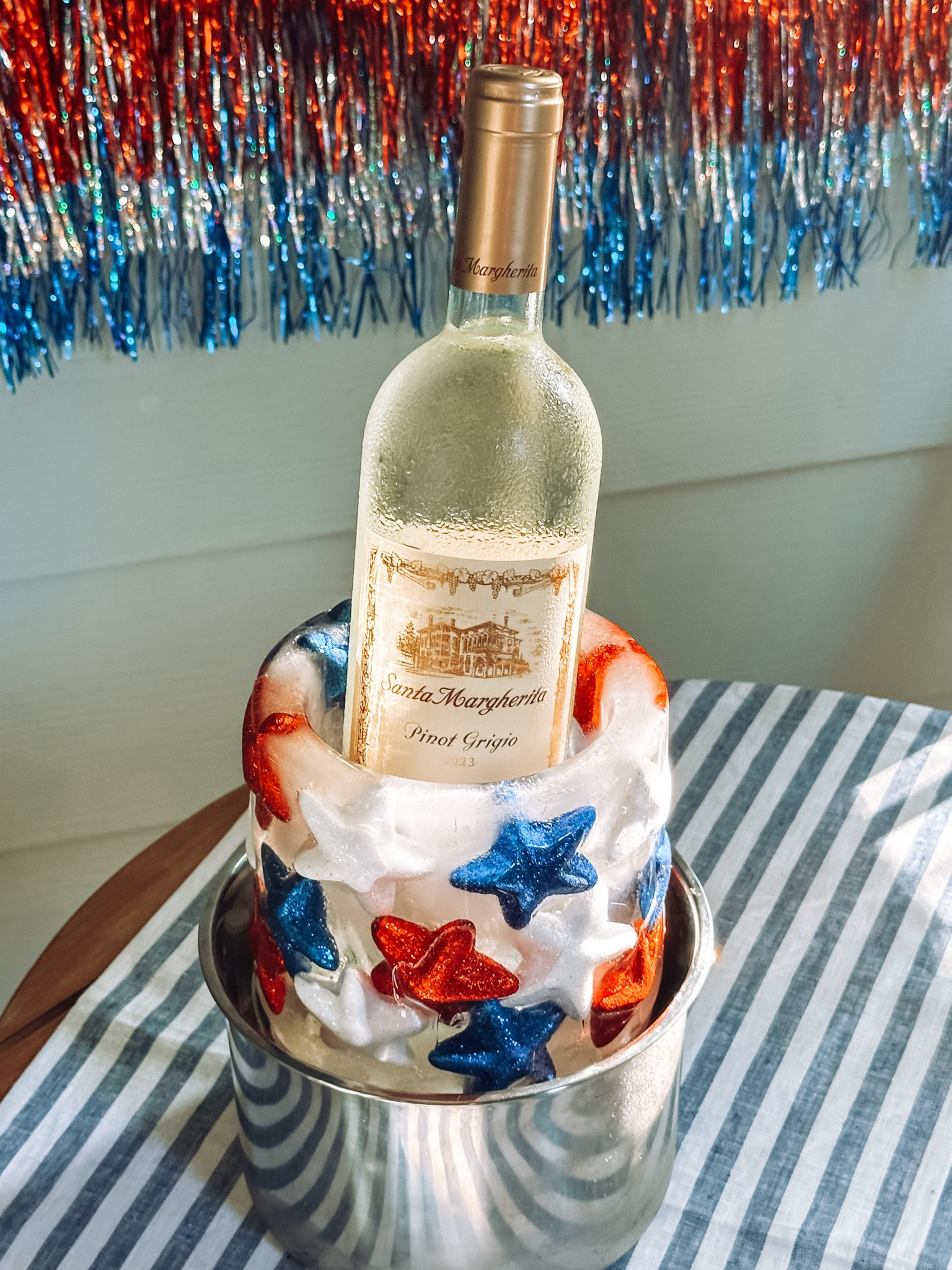 One of my favorite Amazon purchases! I have so much fun with this DIY wine chiller! You can get so creative and your guests will be impressed!!! 🇺🇸
Check this one out for the Fourth of July!! 

#LTKParties #LTKHome #LTKSeasonal