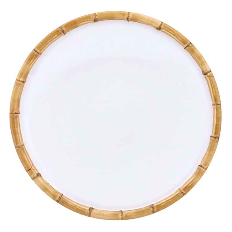 9In Bamboo Salad Plate | At Home