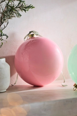 8" Giant Glass Bauble Ornament | Terrain