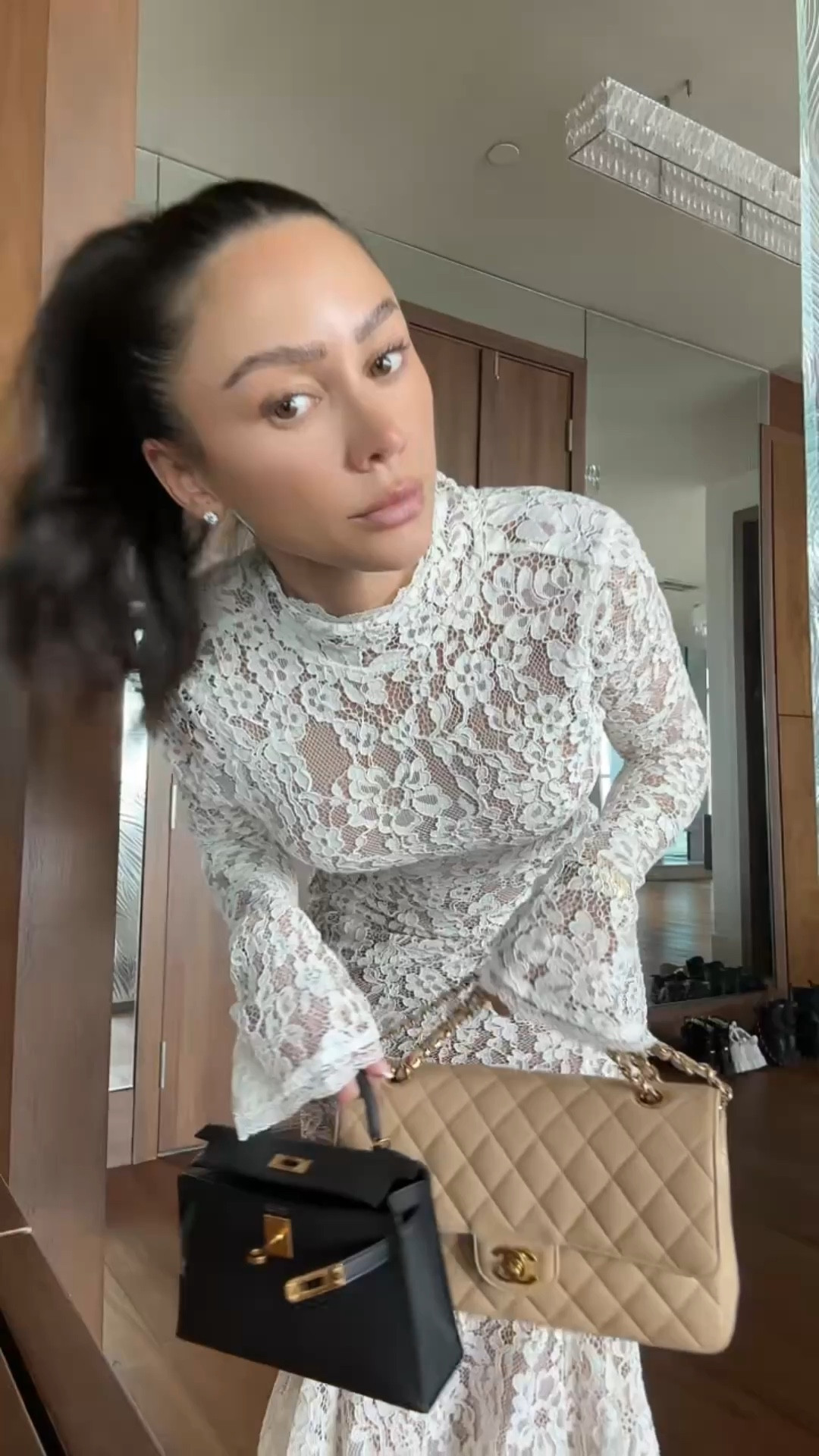 Lace midi dress wearing size XS (has very little to no stretch) size up if between sizes 

#LTKItBag #LTKStyleTip #LTKPetite