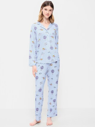 Sunday Sleep Knit Jersey Pant Set | Old Navy (US)
