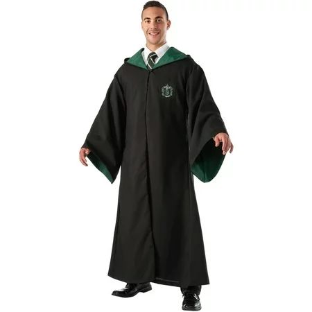 Harry Potter Slytherin Replica Deluxe Robe Men's Adult Halloween Costume | Walmart (US)