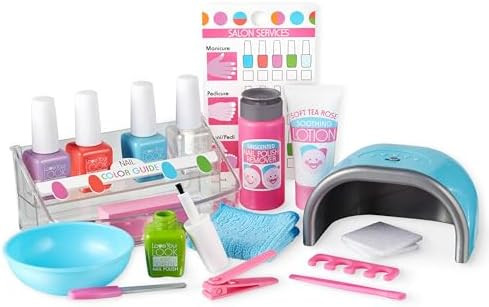 Melissa & Doug Love Your Look Pretend Nail Care 20-Piece Set | Amazon (US)