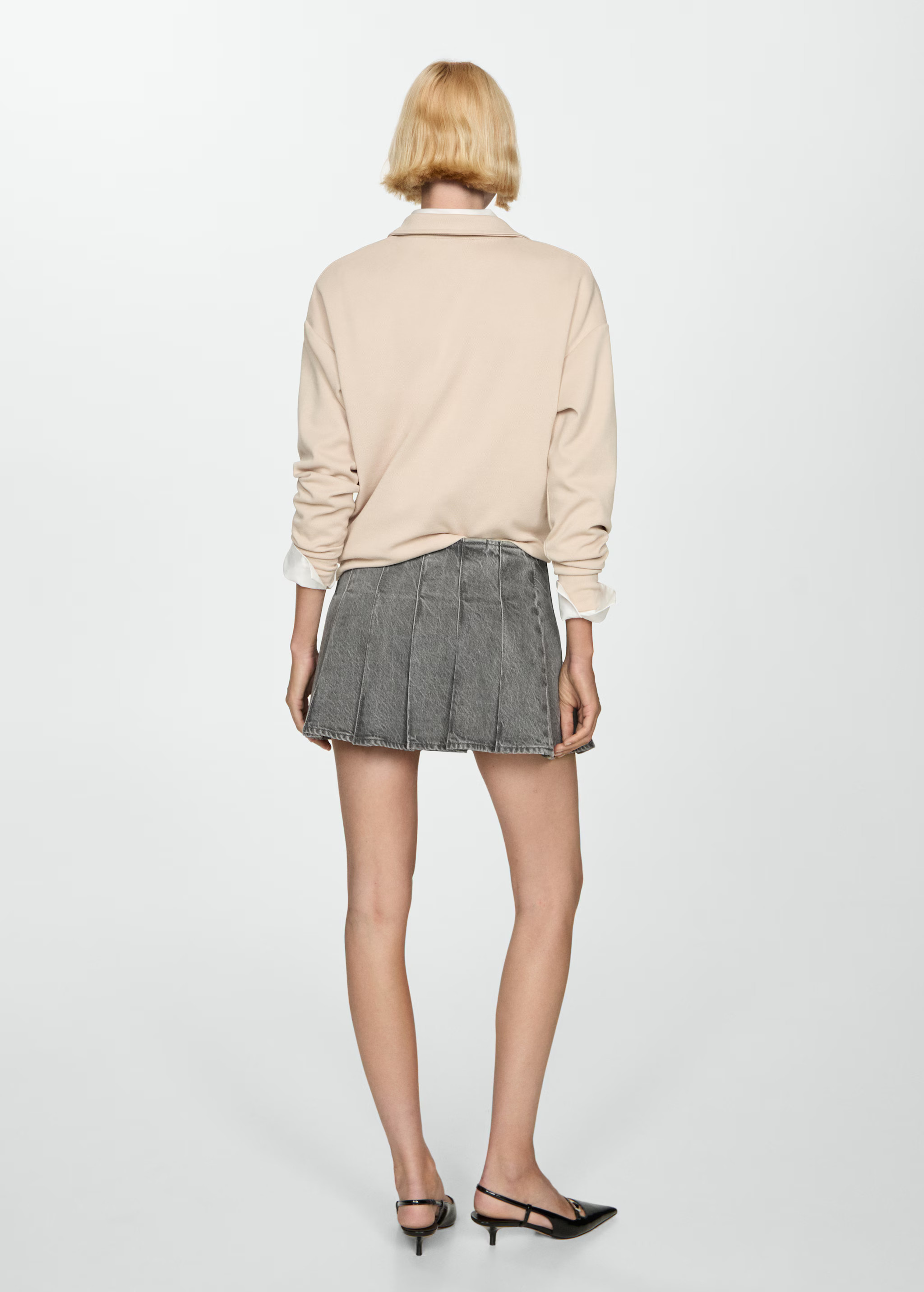 Denim mini-skirt - Women | MANGO Canada | Mango Canada