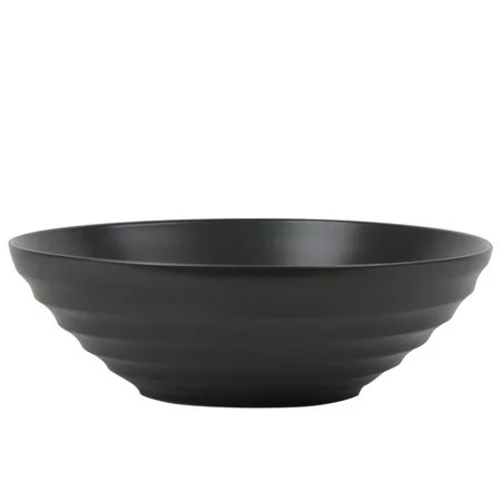 Urban Trends Collection: Ceramic Bowl Coated Finish Black | Walmart (US)