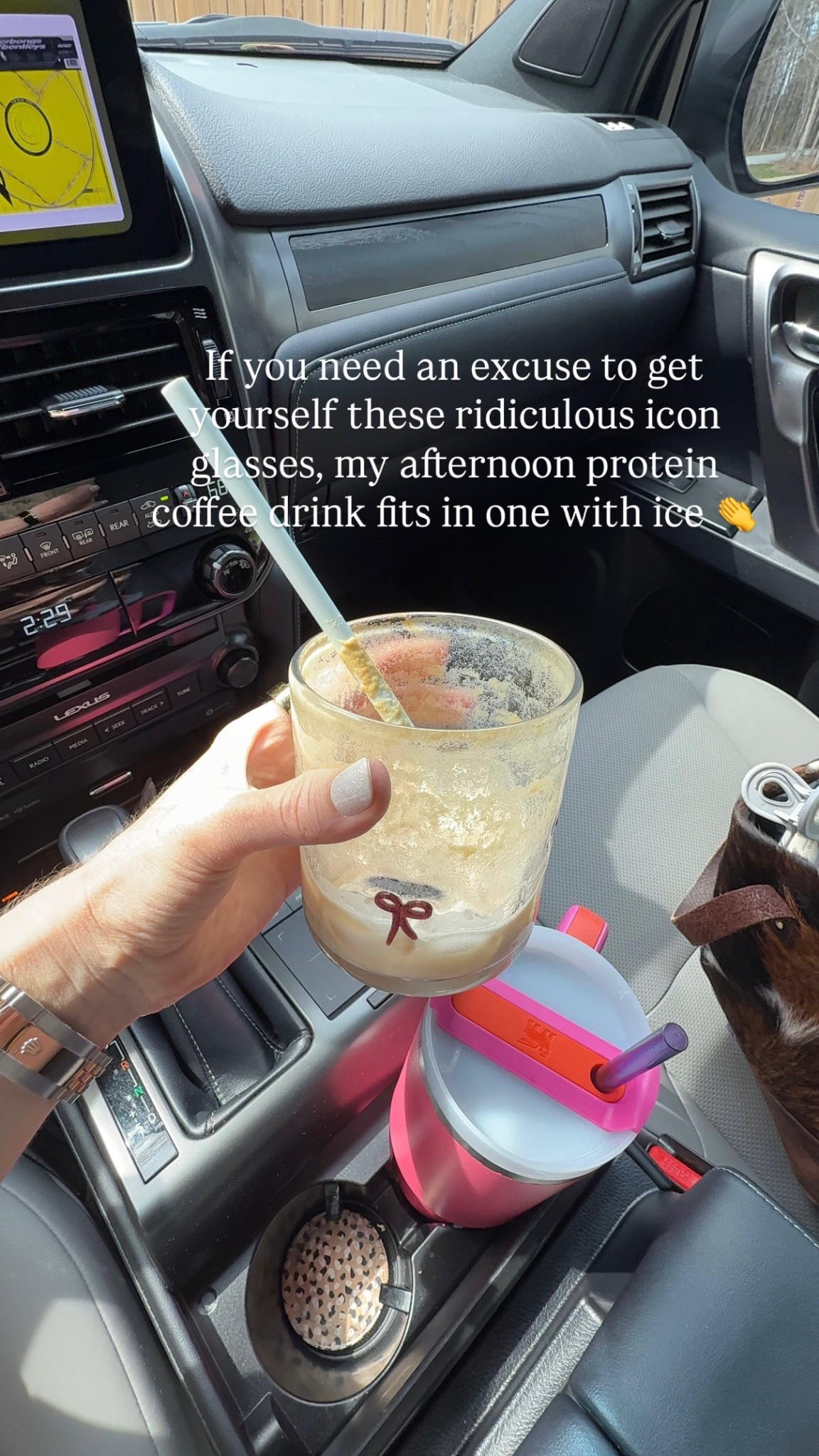 Ok I’m sold on these silly glasses since they can hold my afternoon protein coffee drinks 👏 



#LTKSpringSale #LTKdayinmylife #LTKHome