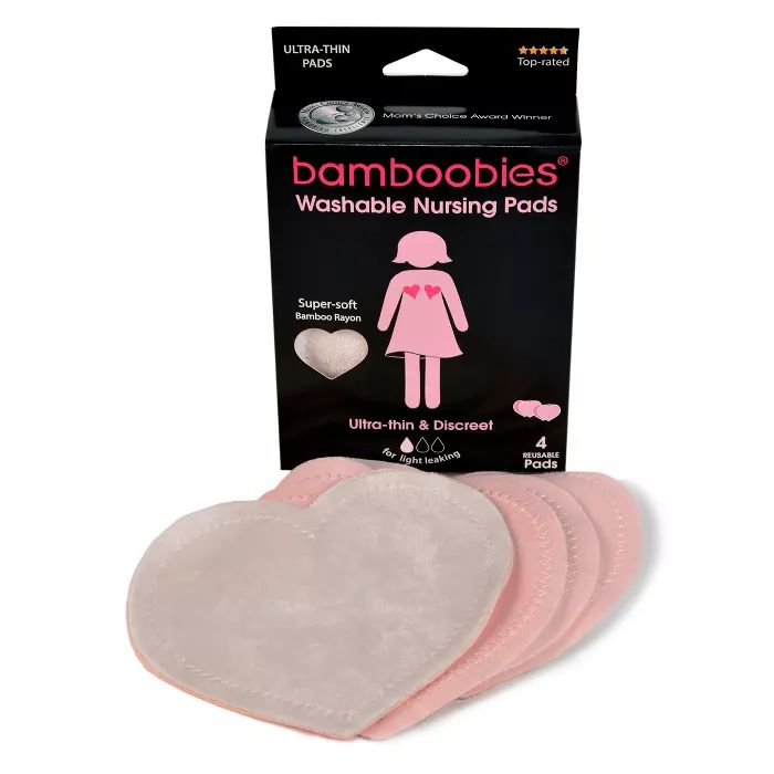 Bamboobies Milk-Proof Ultra-Thin Nursing Bra Pads - 4pk | Target